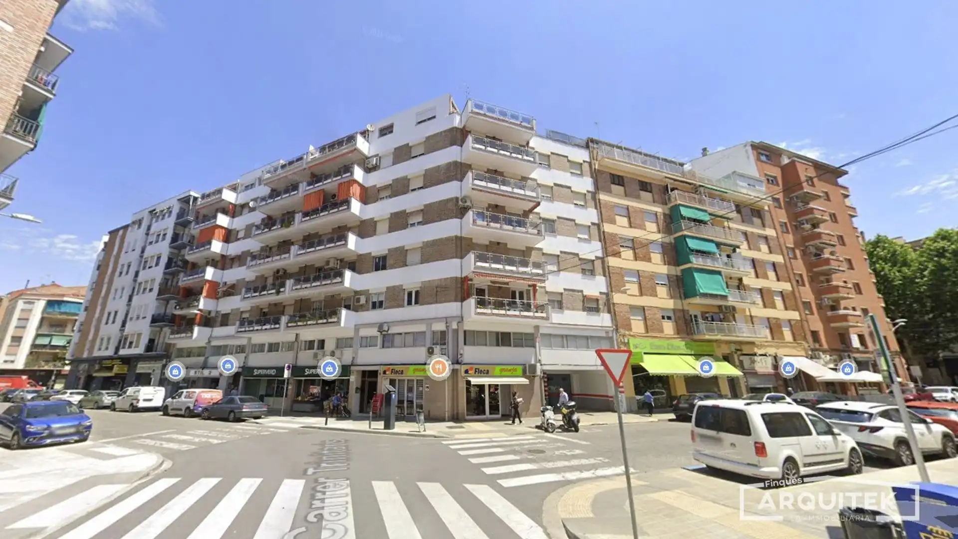 Vista exterior de Pis en venda en  Lleida Capital amb Calefacció, Terrassa i Balcó