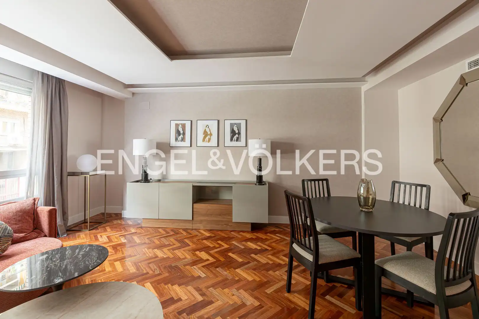 Esszimmer von Wohnung zum Verkauf in Madrid mit Klimaanlage, Heizung und Parkett
