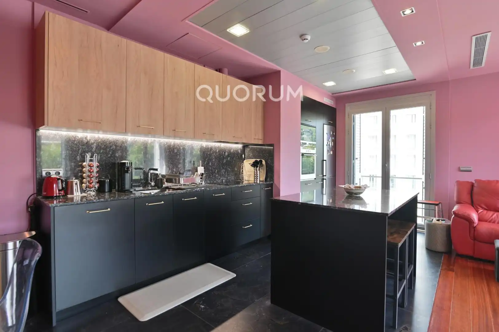 Küche von Wohnung zum Verkauf in Bilbao  mit Klimaanlage, Heizung und Terrasse
