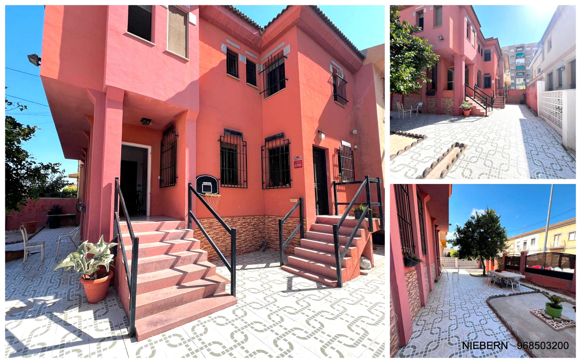 Vista exterior de Casa o xalet en venda en Cartagena amb Jardí privat, Terrassa i Moblat