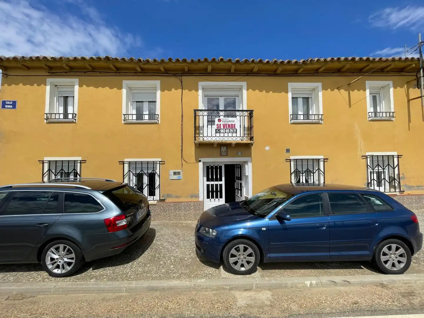 Vista exterior de Finca rústica en venta en Melgar de Abajo con Calefacción, Trastero y Amueblado