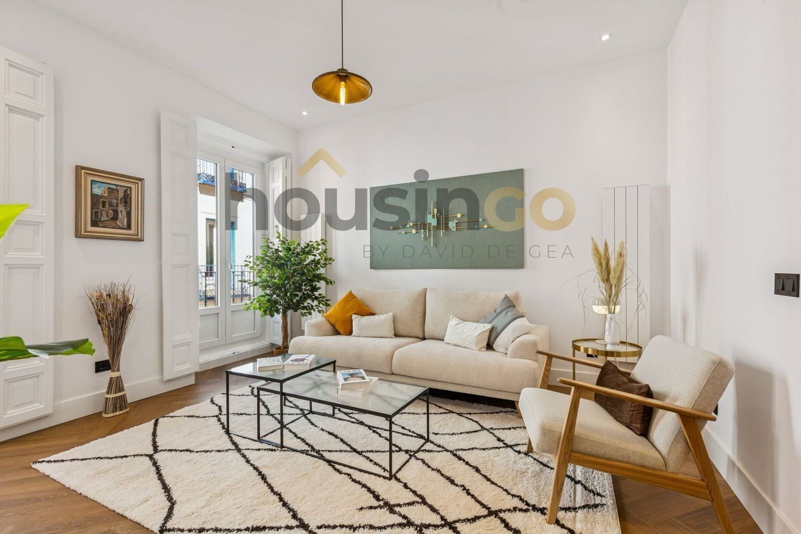 Living room of Flat for sale in  Madrid Capital  with Air Conditioner, Heating and Terrace