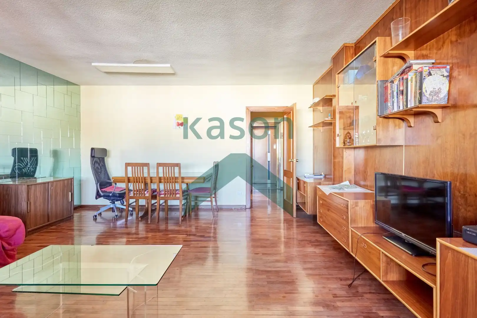 Sala de estar de Piso de alquiler en Madrid con Calefacción, Terraza y Amueblado