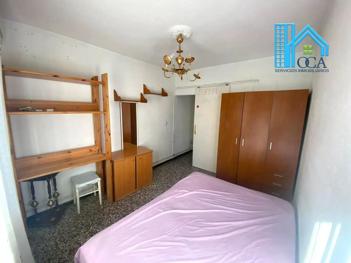 Bedroom of Flat for sale in Madrid  with Air Conditioner and Terrace