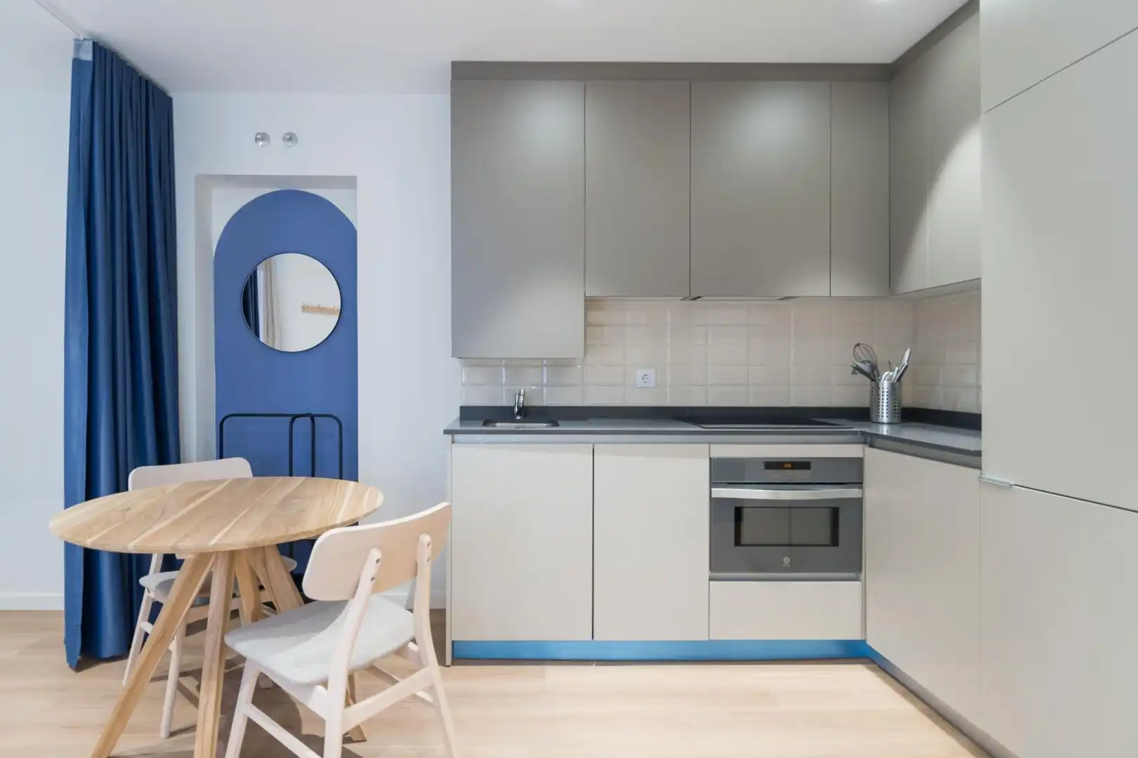 Küche von Wohnung zur Miete in Madrid mit Heizung, Terrasse und Möbliert