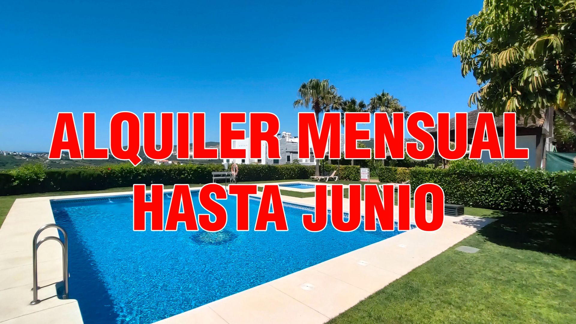 Piscina de Apartament de lloguer en Casares amb Aire condicionat, Calefacció i Terrassa