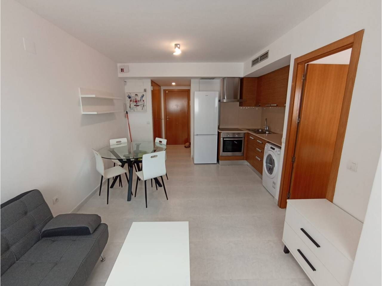 Kitchen of Flat to rent in Vinaròs  with Air Conditioner, Heating and Parquet flooring