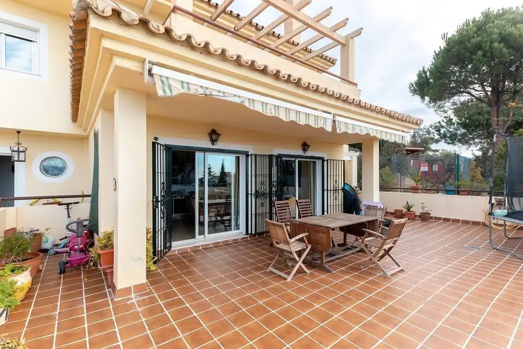 Terrassa de Casa adosada en venda en Málaga amb Aire condicionat, Jardí privat i Terrassa