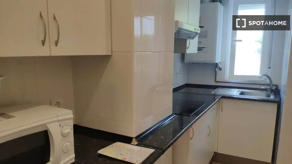 Kitchen of Flat for rent in Madrid  with Air Conditioner, Heating and Furnished