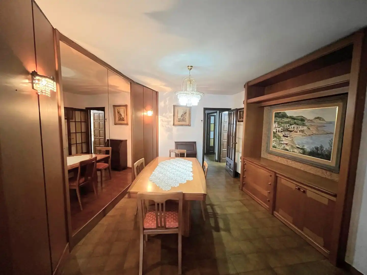 Dining room of Flat for sale in Palamós  with Heating, Terrace and Furnished