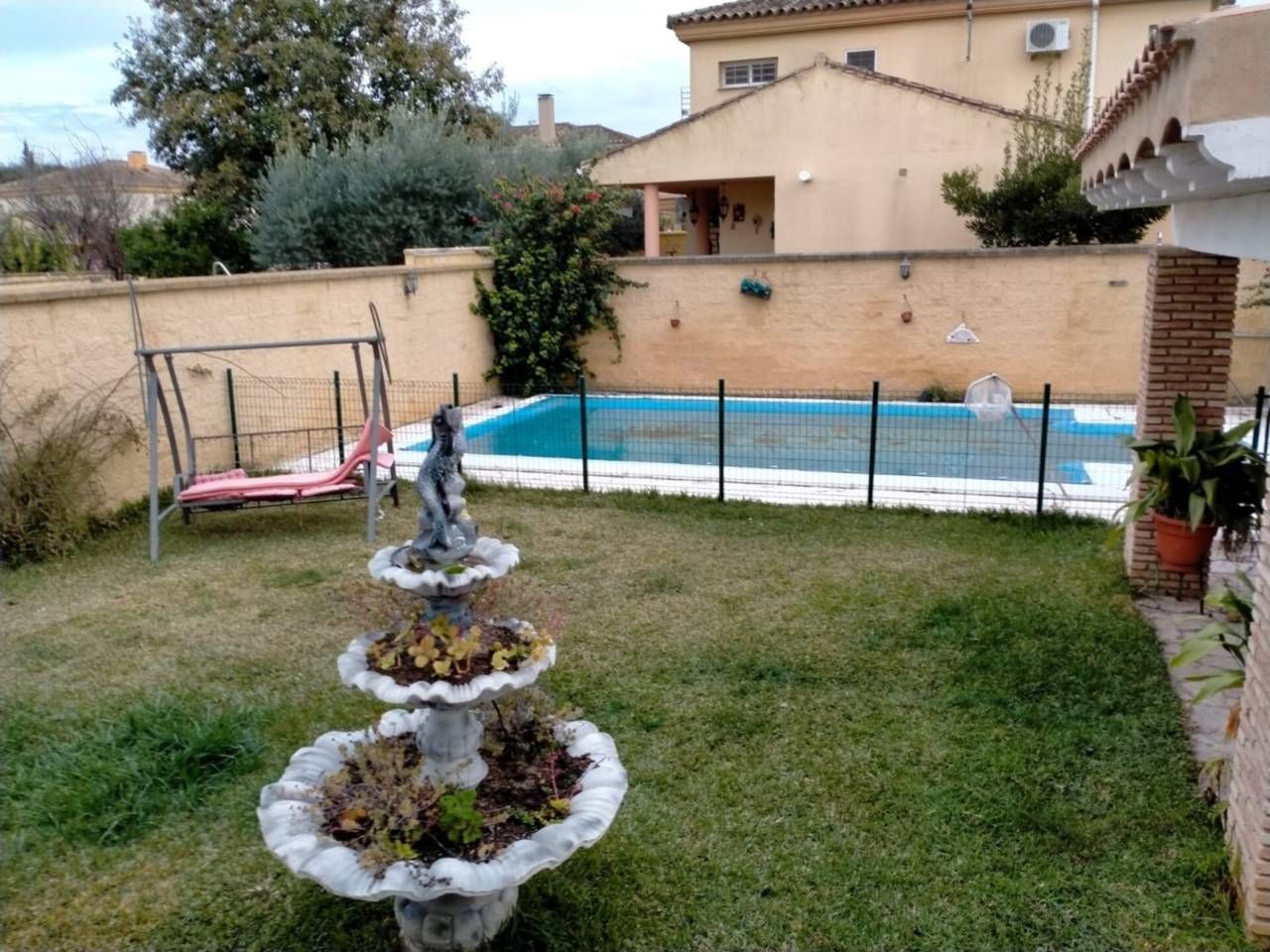 Swimming pool of Single-family semi-detached for sale in Jerez de la Frontera  with Air Conditioner, Private garden and Terrace