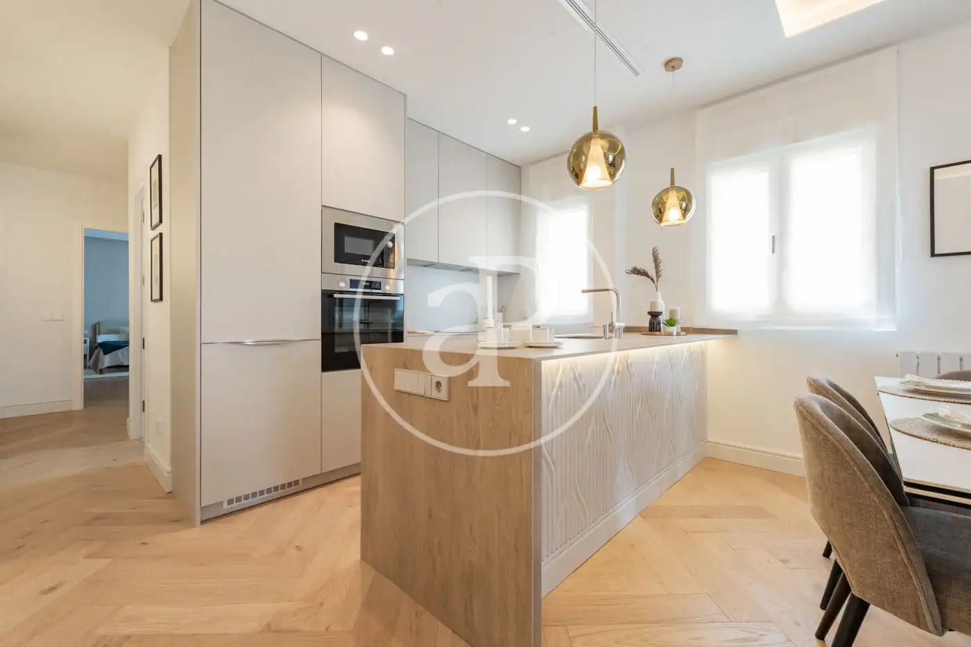 Kitchen of Attic for sale in Madrid  with Air Conditioner, Heating and Terrace