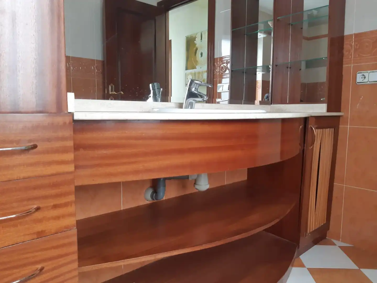 Bathroom of Flat for rent in Salamanca  with Heating, Parquet flooring and Furnished