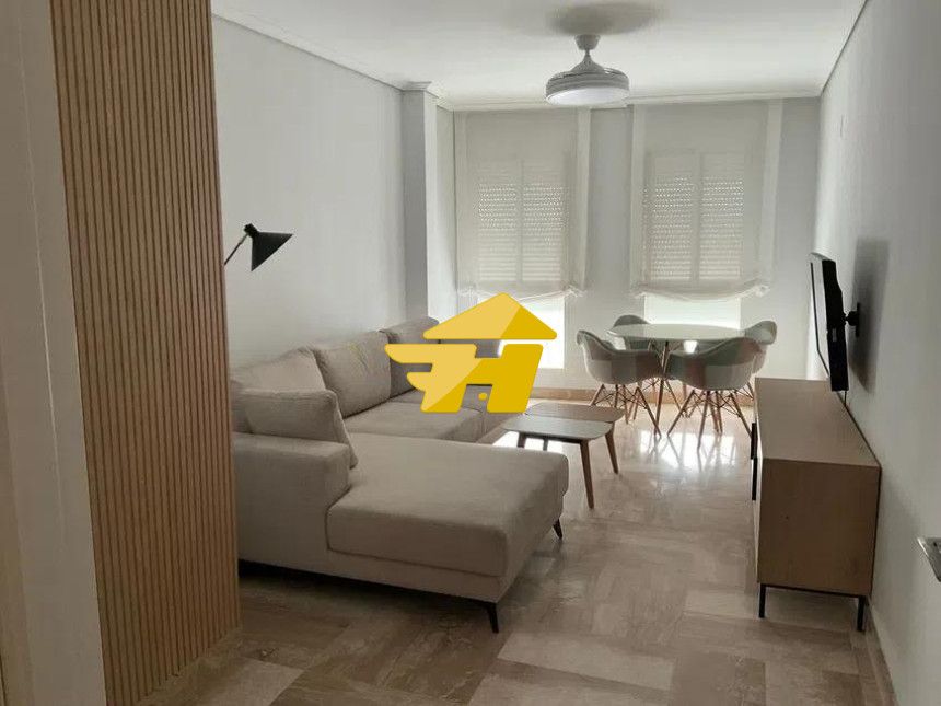 Sala d'estar de Pis de lloguer en  Córdoba Capital amb Aire condicionat, Moblat i Balcó