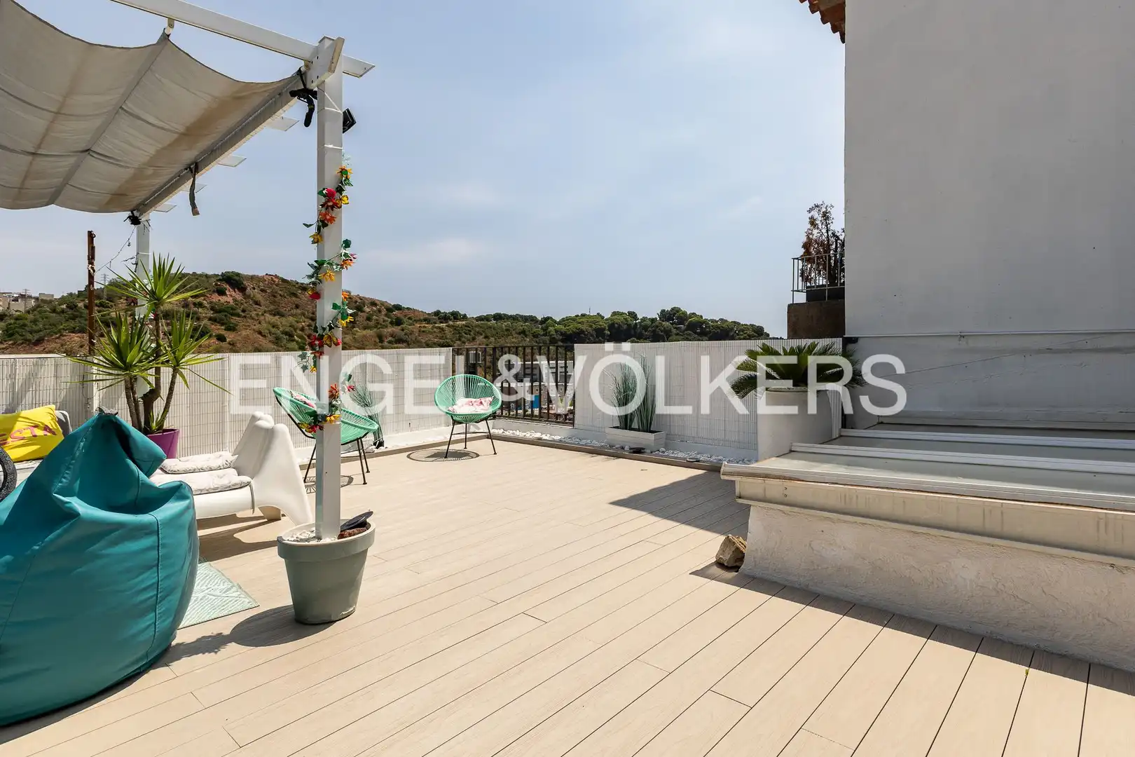 Terrassa de Casa adosada en venda en Montgat amb Calefacció, Parquet i Terrassa