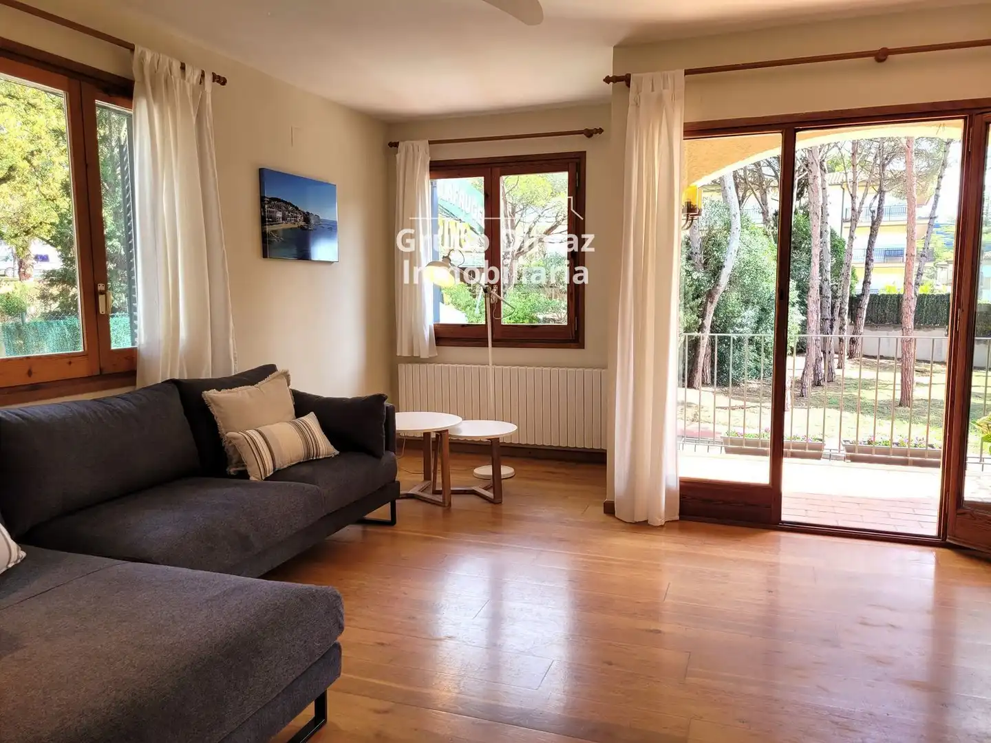 Sala d'estar de Casa o xalet de lloguer en Palafrugell amb Terrassa i Moblat