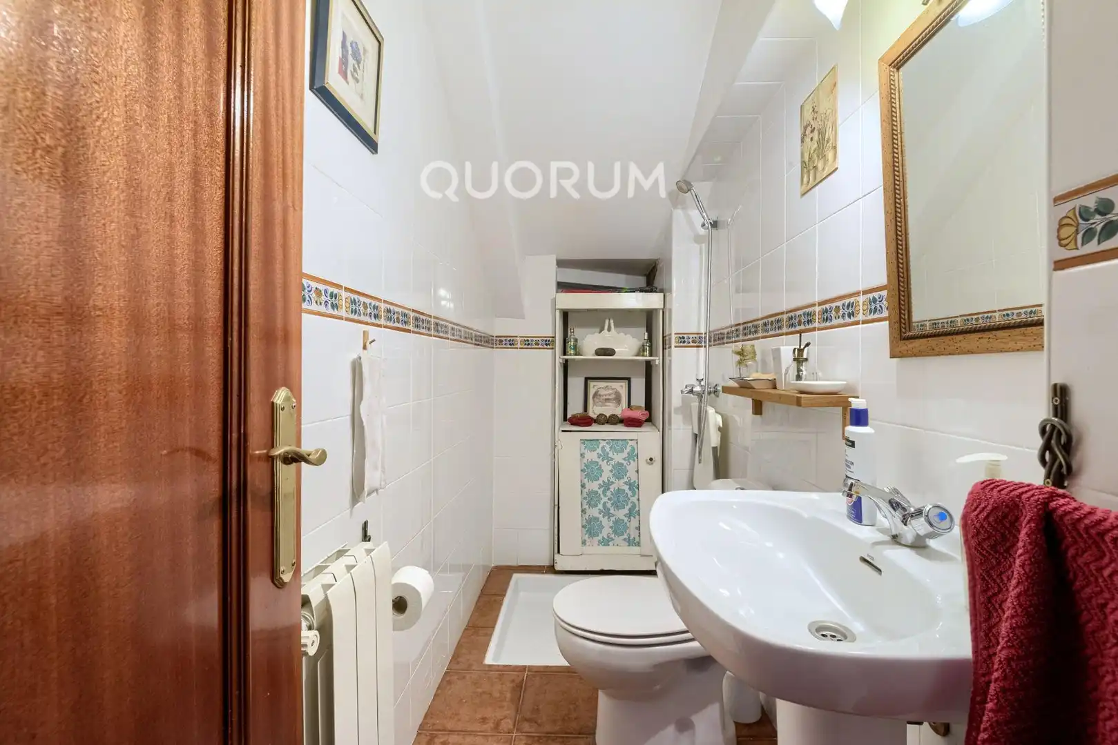 Baño de Casa adosada en venta en Arrankudiaga / Zollo con Calefacción, Amueblado y Balcón