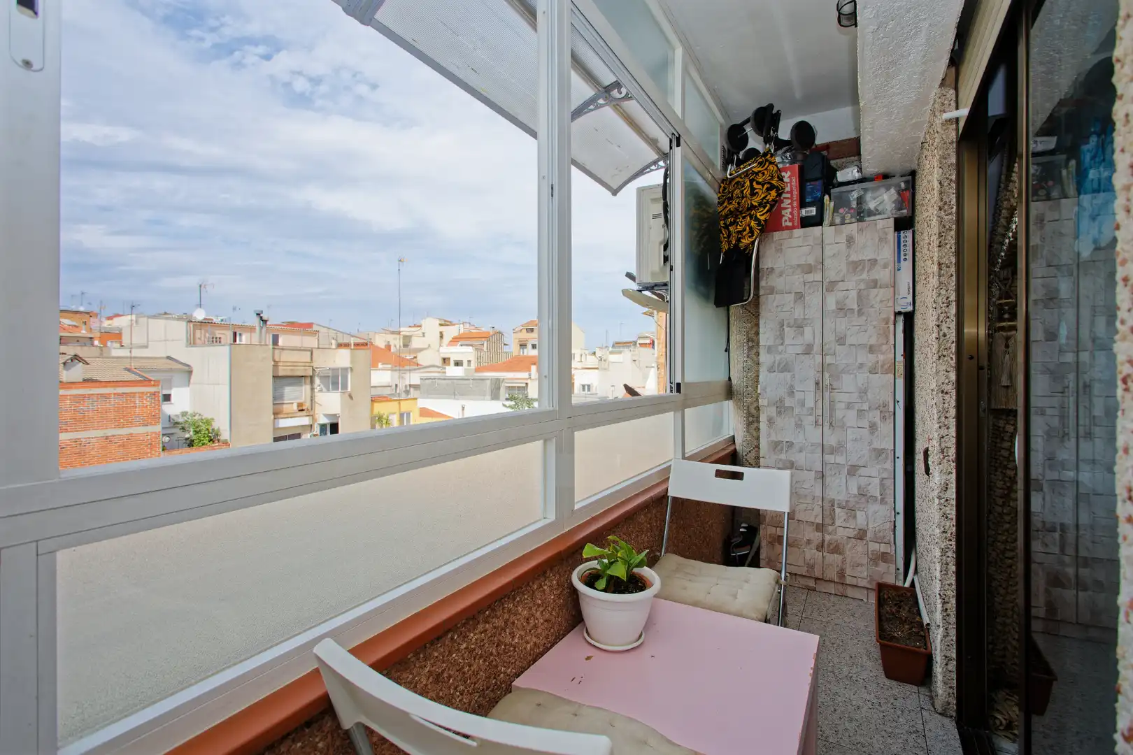 Balcony of Flat for sale in Terrassa  with Air Conditioner and Balcony