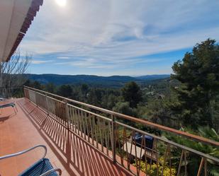 Exterior view of House or chalet for sale in Sant Pere de Ribes  with Heating, Private garden and Terrace