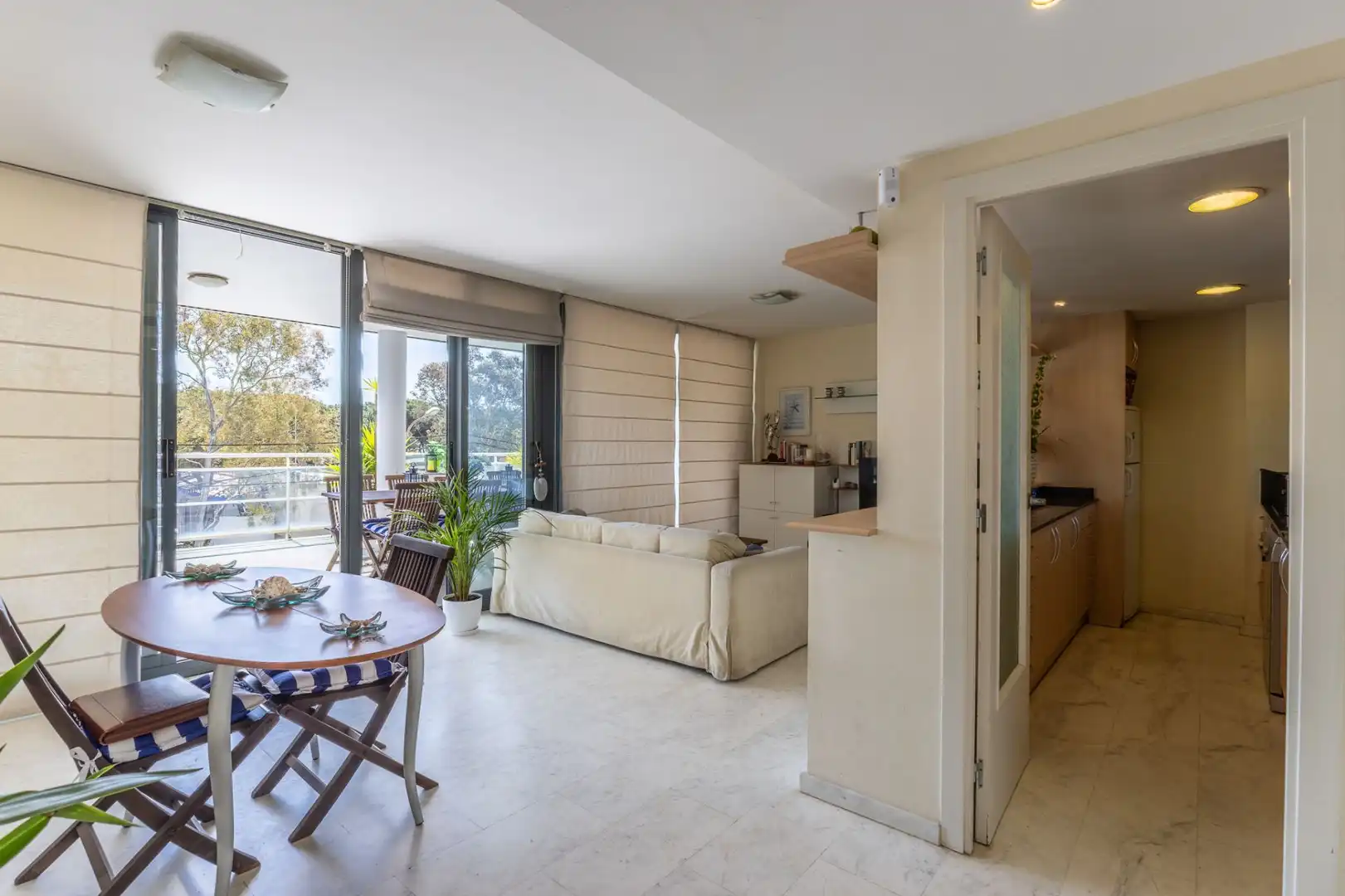 Sala de estar de Piso en venta en Blanes con Aire acondicionado, Calefacción y Jardín privado
