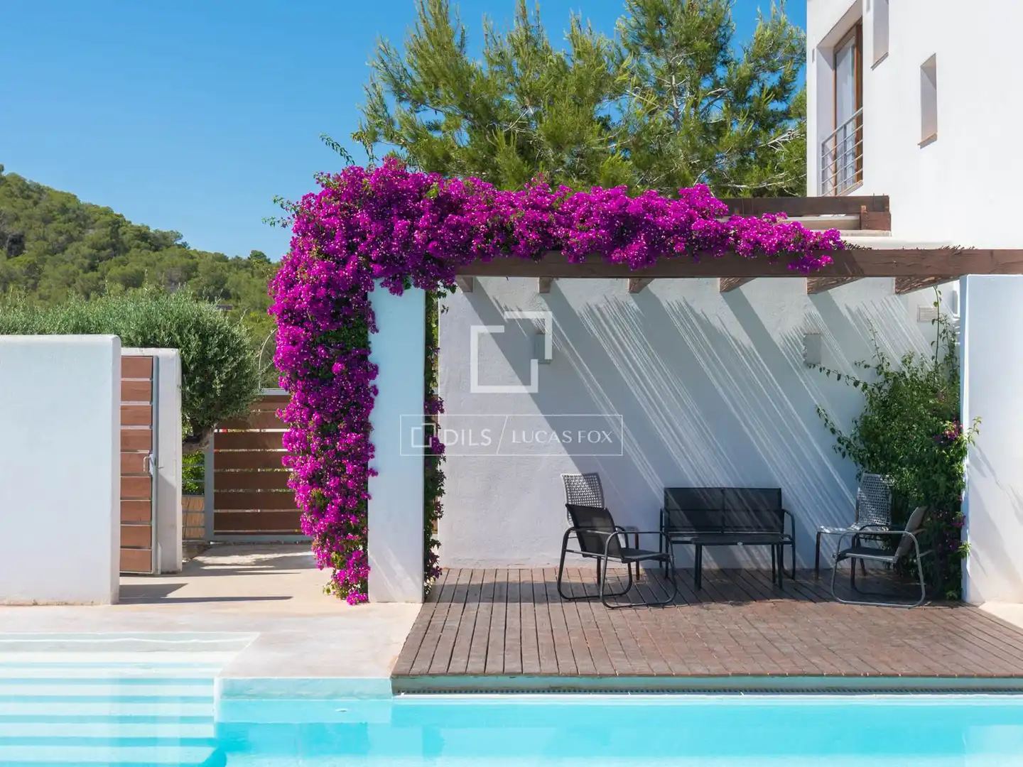 Terrasse von Haus oder Chalet zum Verkauf in Santa Eulària des Riu mit Klimaanlage, Heizung und Terrasse