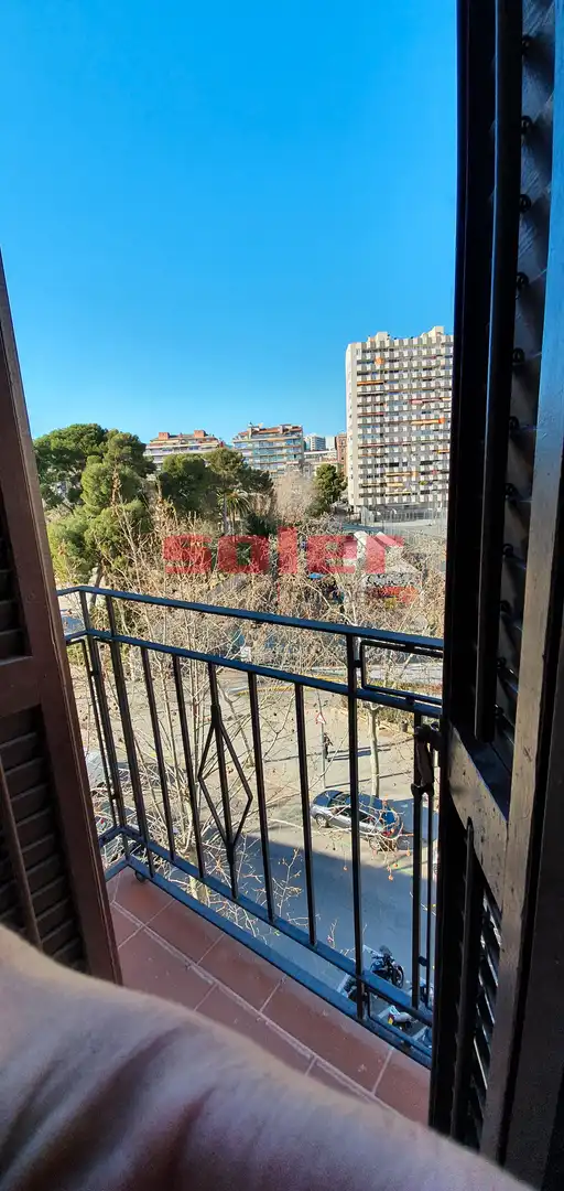 Terraza de Piso de alquiler en Barcelona con Aire acondicionado, Calefacción y Parquet