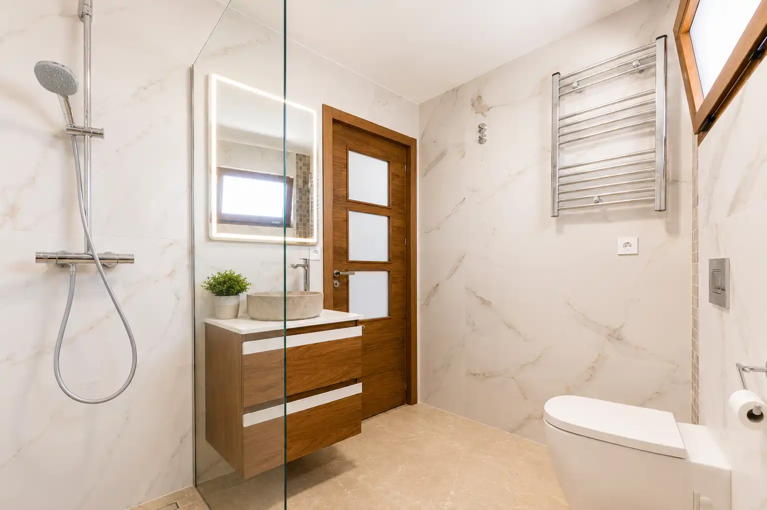Bathroom of Flat for rent in Altea