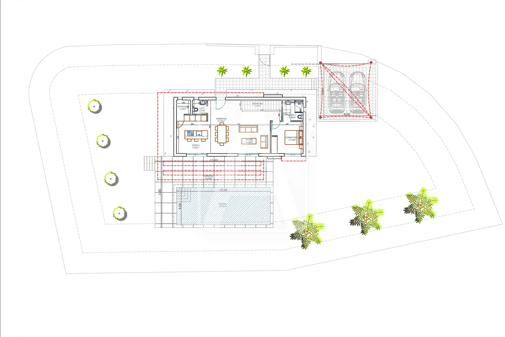 Detached house with pool for sale in Cap Martí - El Tossalet - Pinomar, imagen 4