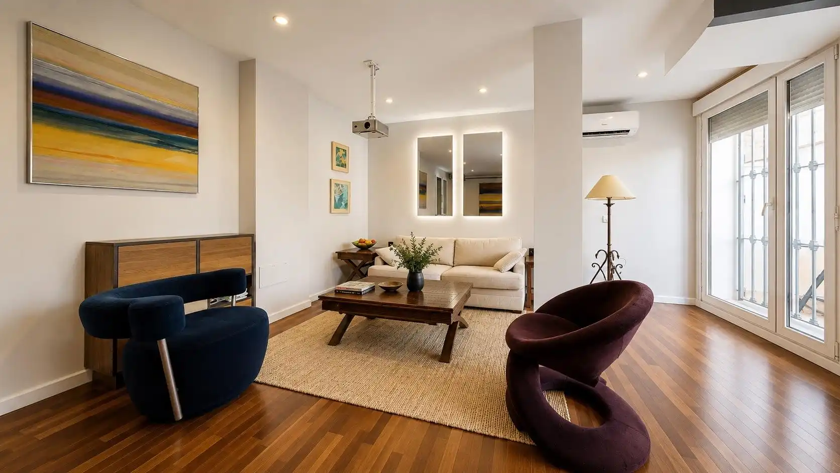 Sala d'estar de Casa o xalet en venda en Almería amb Aire condicionat, Calefacció i Parquet