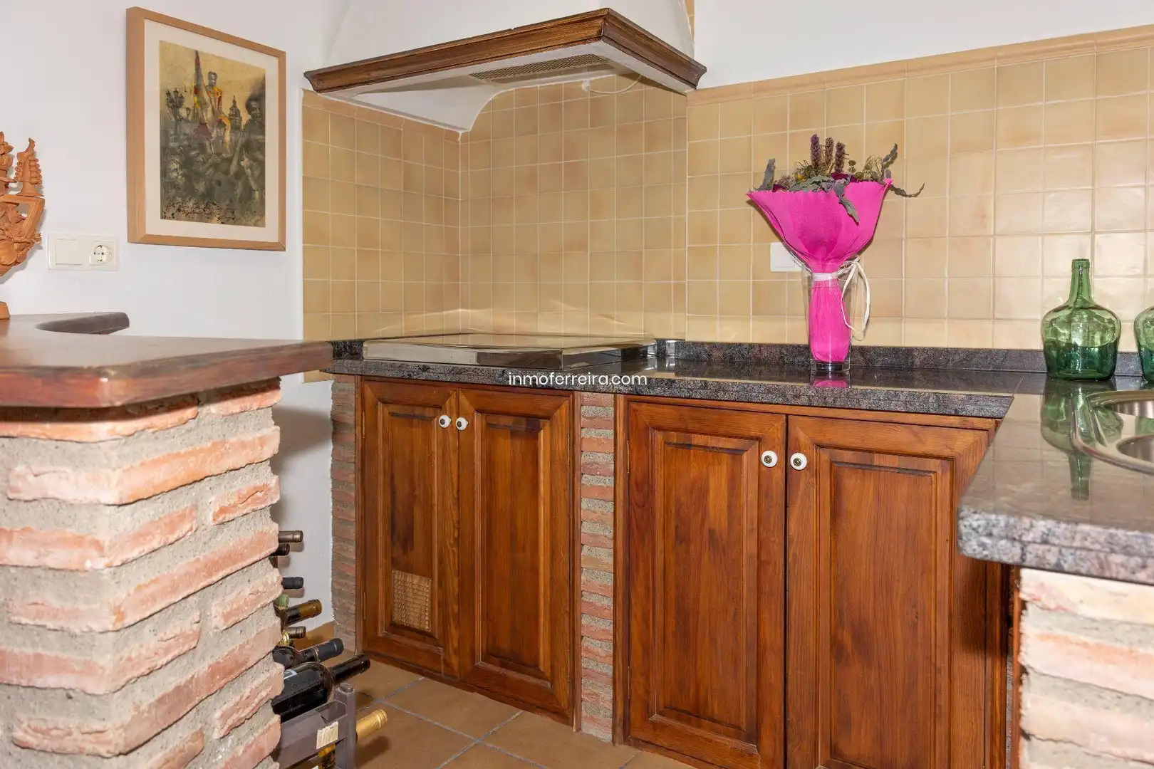 Cuina de Casa adosada en venda en Guadix amb Aire condicionat, Calefacció i Jardí privat