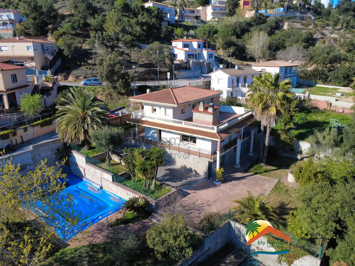 Exterior view of Houses for sale in Lloret de Mar  with Heating, Private garden and Terrace