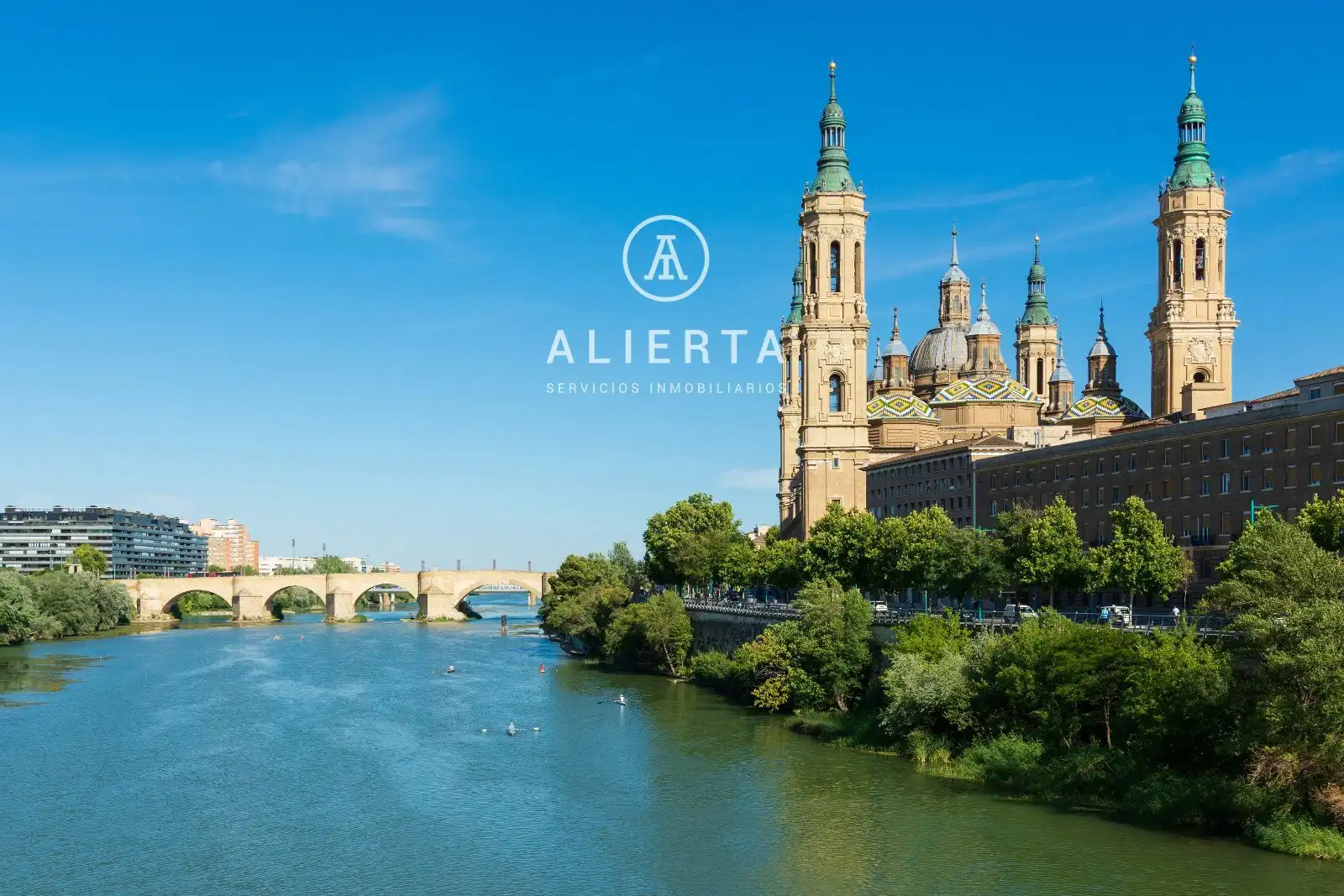 Exterior view of Flat for sale in Zaragoza  with Air Conditioner, Heating and Terrace