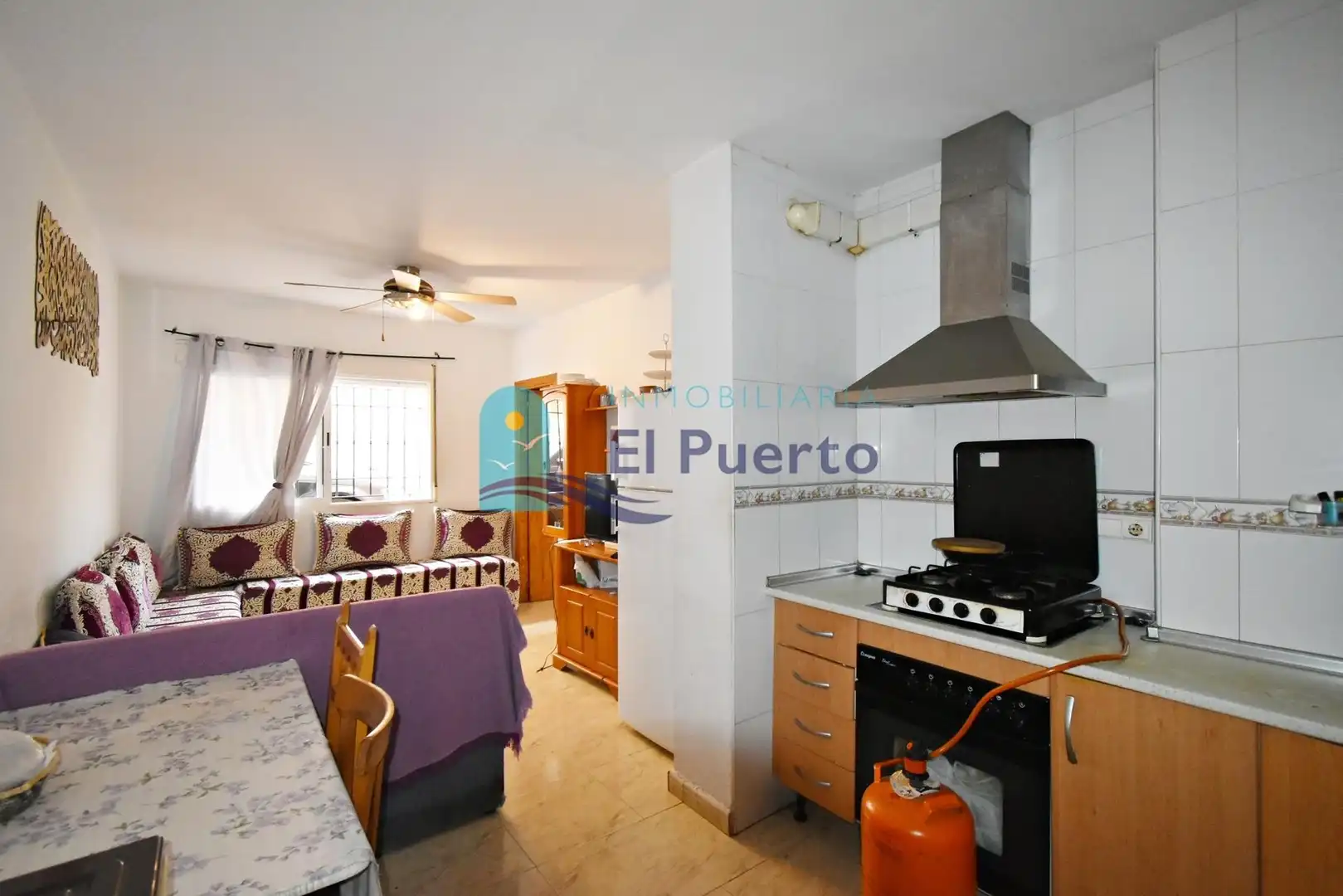 Cocina de Apartamento en venta en Mazarrón con Amueblado
