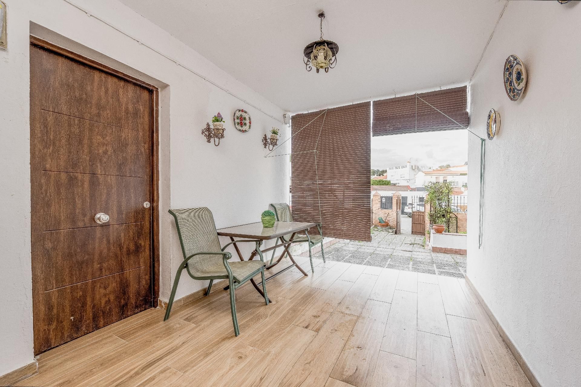 Terrassa de Casa adosada en venda en El Ronquillo amb Aire condicionat i Jardí privat