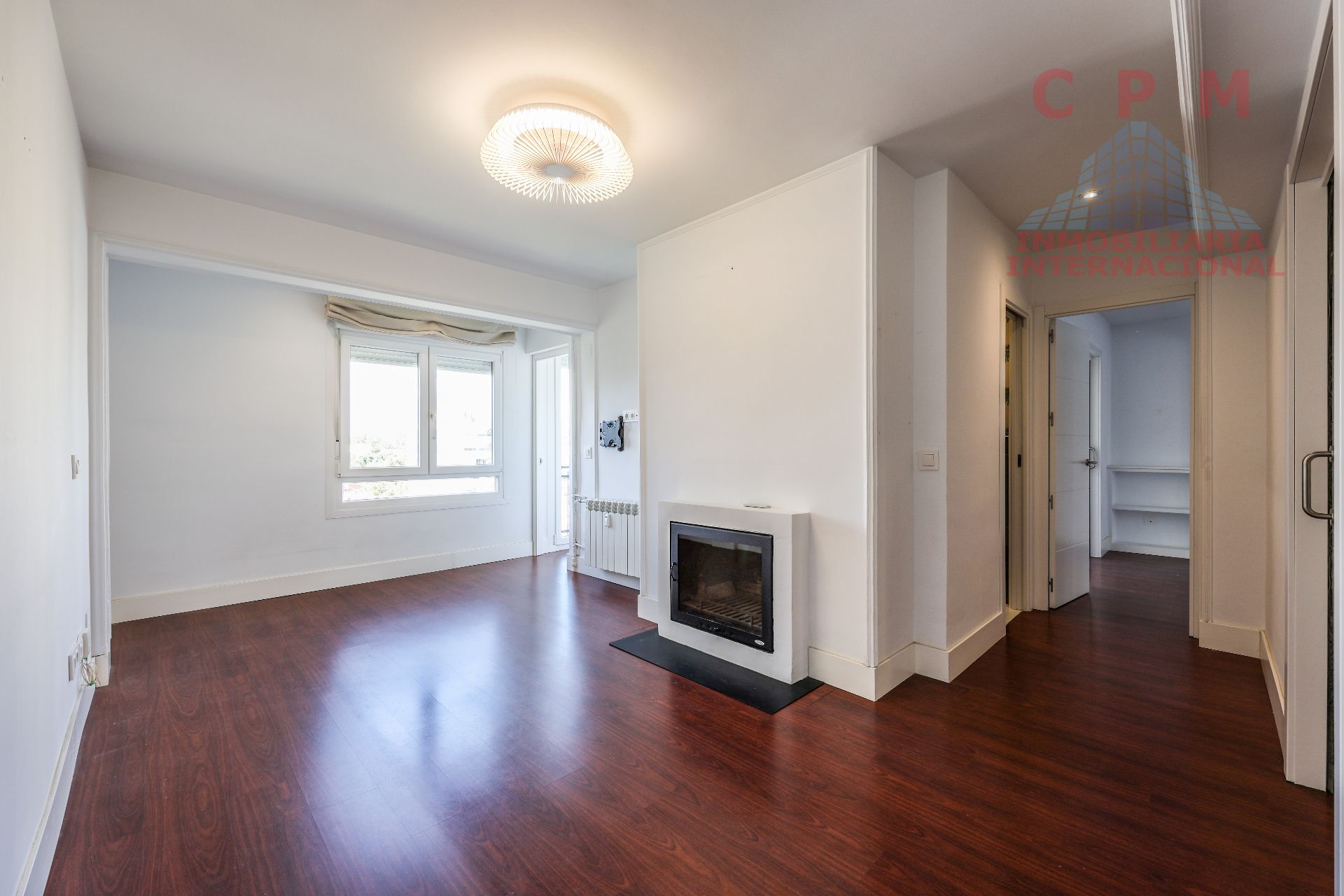 Sala de estar de Ático de alquiler en  Madrid Capital con Aire acondicionado, Calefacción y Parquet