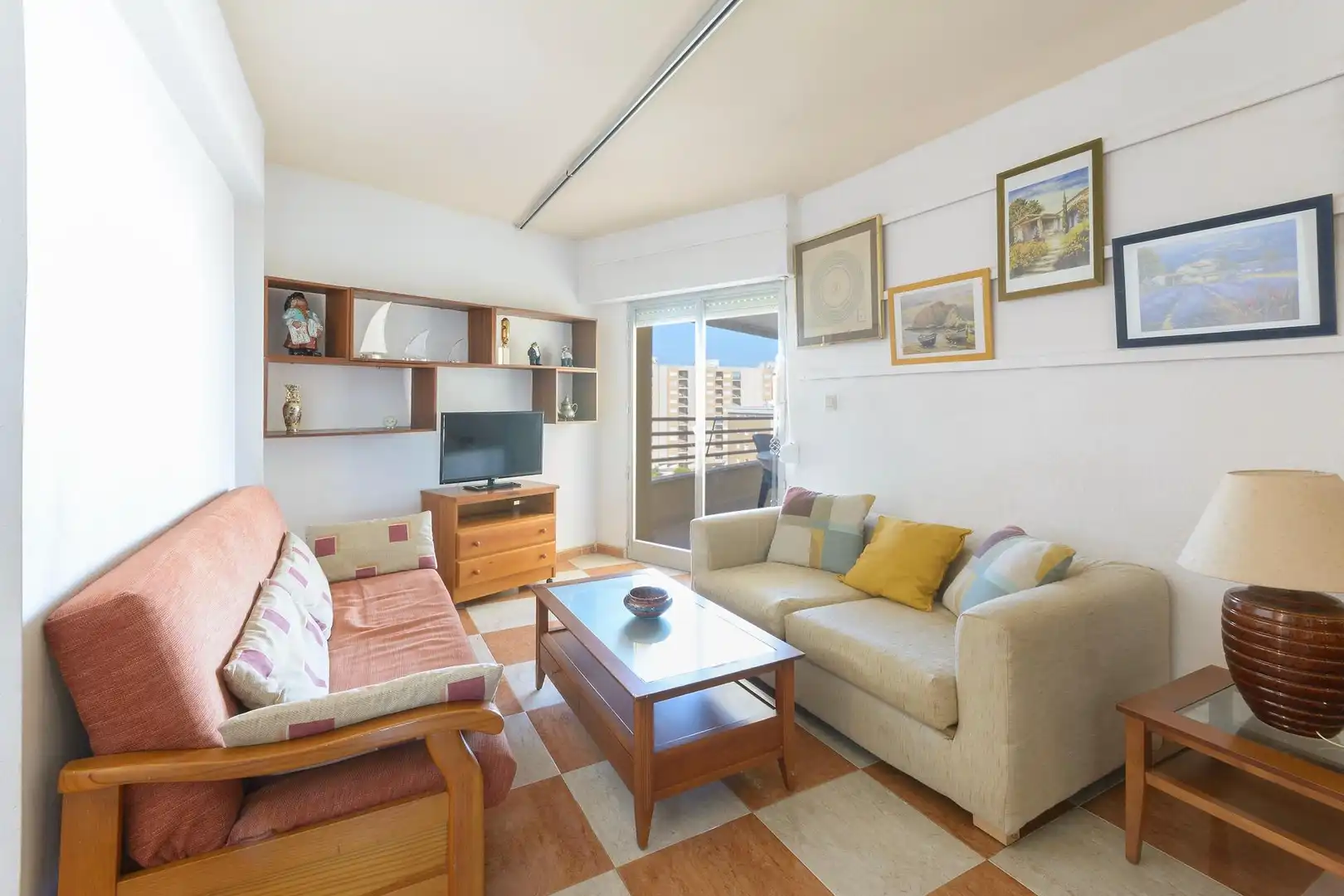 Sala de estar de Apartamento en venta en Gandia con Jardín privado, Terraza y Trastero