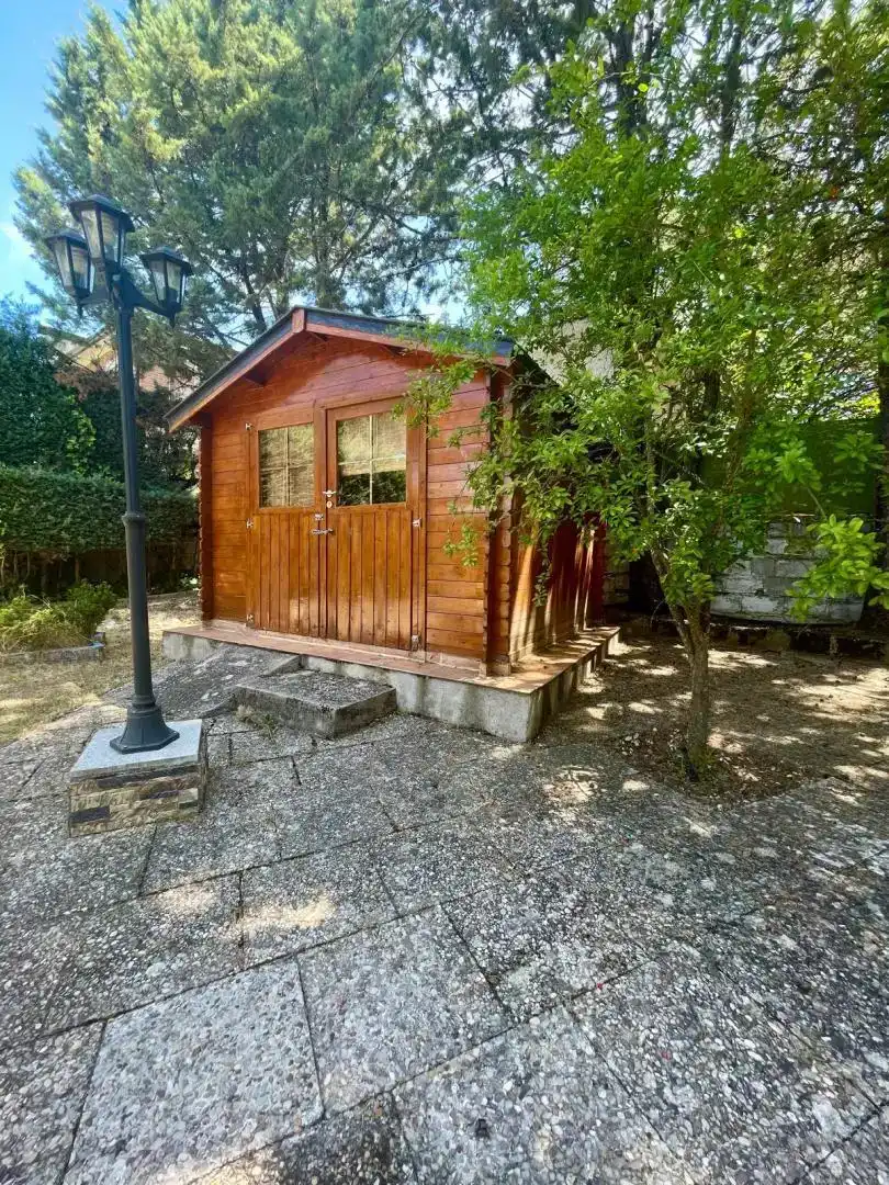 Vista exterior de Casa o chalet en venta en Moralzarzal con Jardín privado, Trastero y Piscina