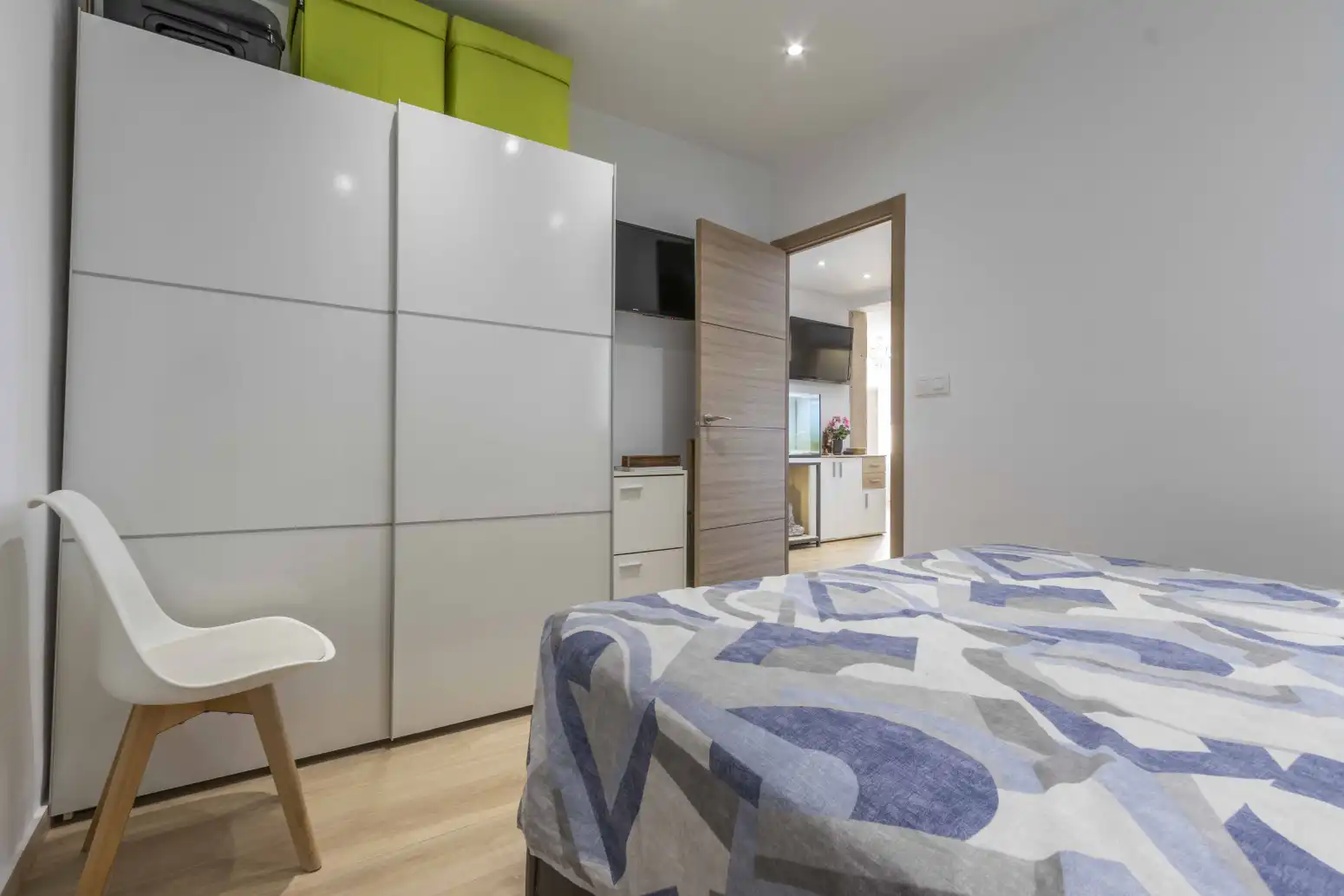 Schlafzimmer von Wohnung zum Verkauf in Foios mit Klimaanlage und Balkon