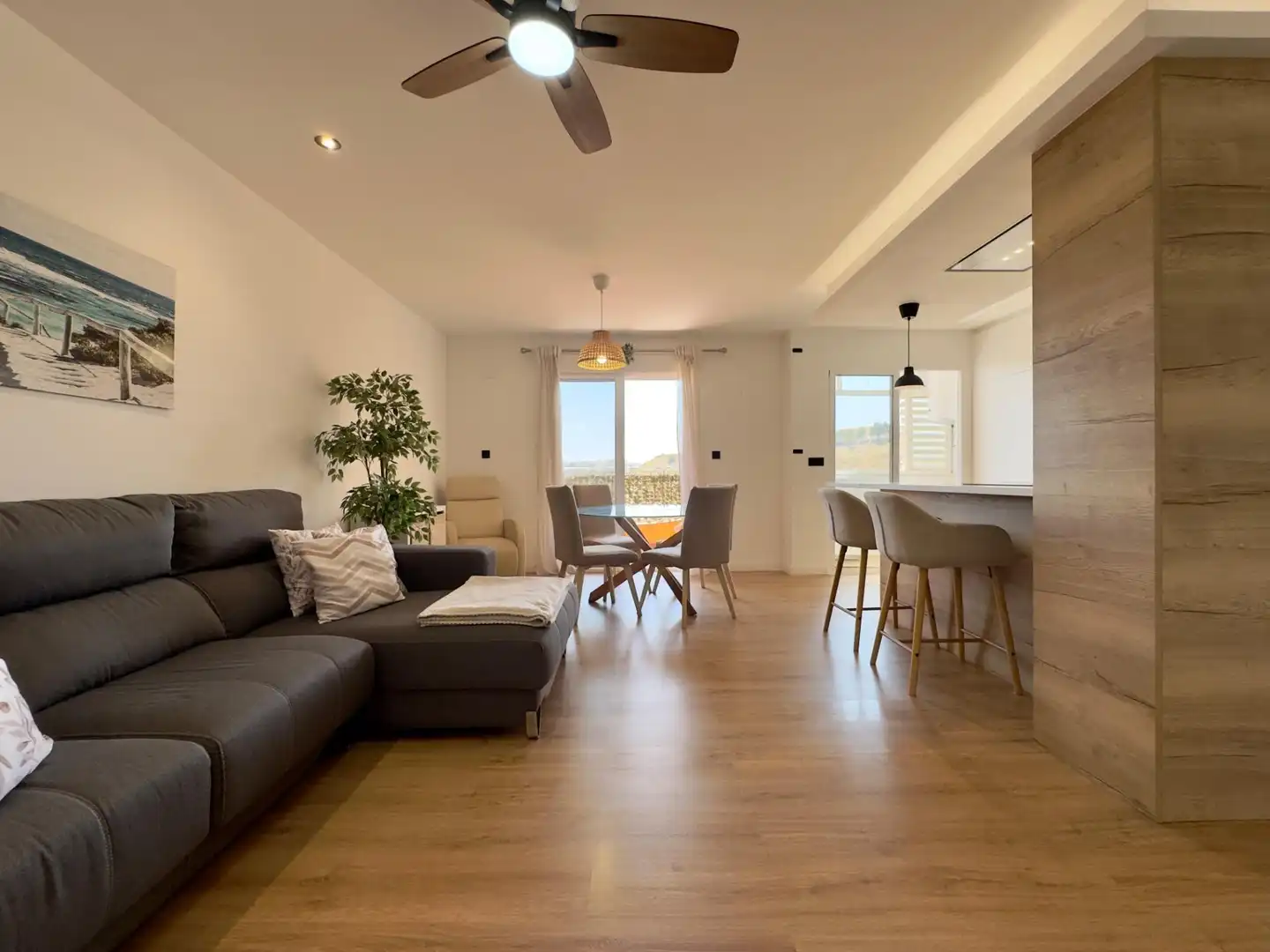Sala de estar de Piso en venta en Aspe con Calefacción, Jardín privado y Terraza
