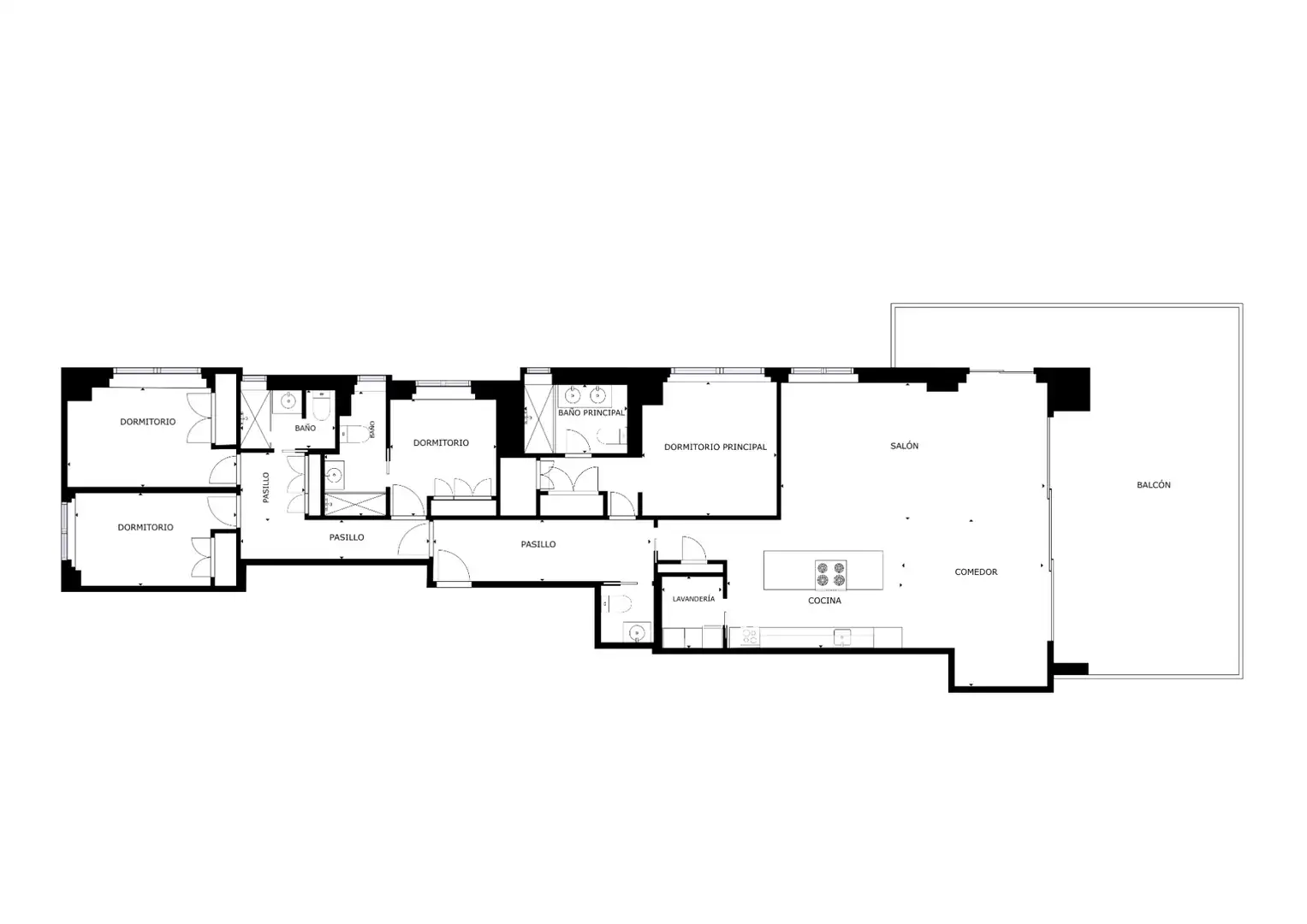 Wohnung mit Terrasse zum Verkauf in Calle Pacífico 100, imagen 70
