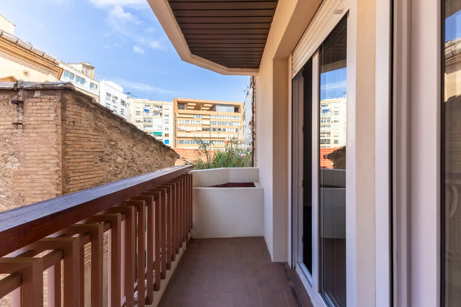 Balcony of Flat for sale in Valencia  with Air Conditioner, Heating and Balcony