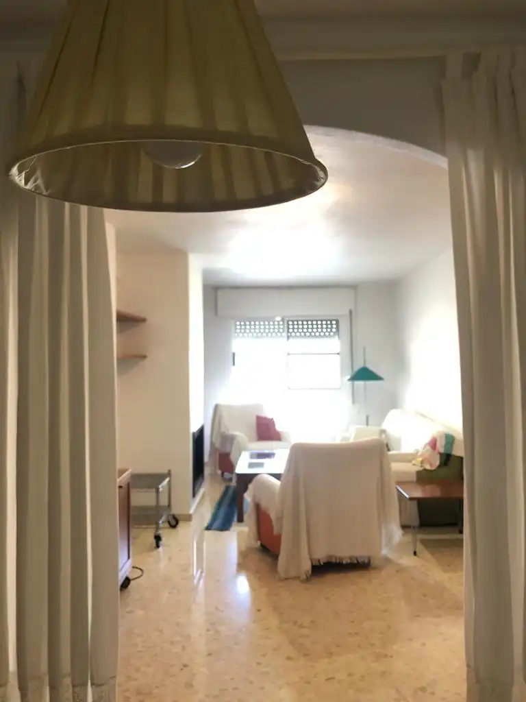 Wohnzimmer von Einfamilien-Reihenhaus zur Miete in Murcia mit Klimaanlage, Privatgarten und Abstellraum