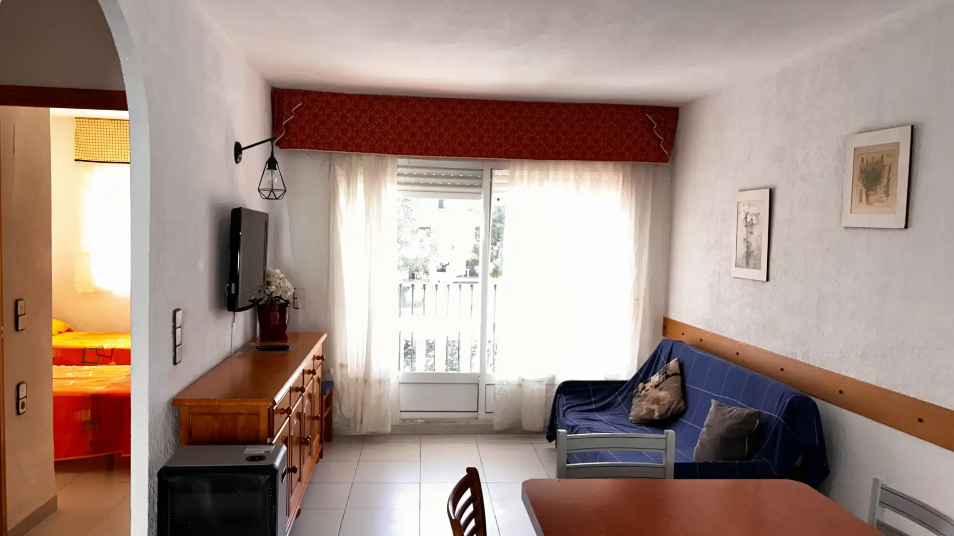 Sala d'estar de Apartament en venda en Peñíscola / Peníscola amb Moblat, Forn i Rentadora