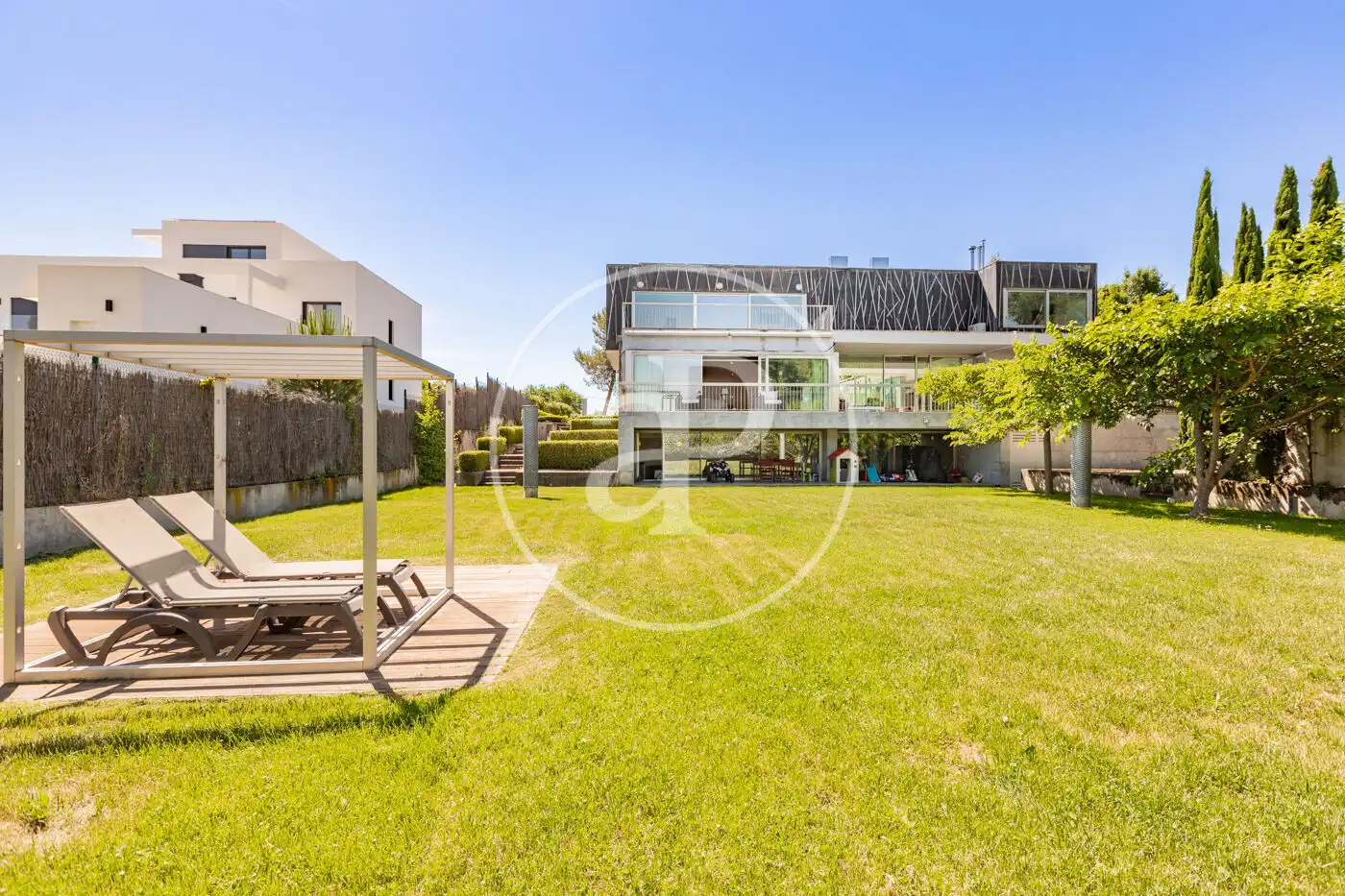 Garden of Houses for sale in Madrid  with Air Conditioner, Heating and Private garden