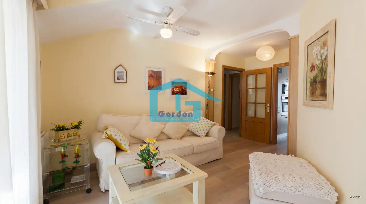 Sala d'estar de Àtic en venda en Sanxenxo amb Calefacció i Terrassa