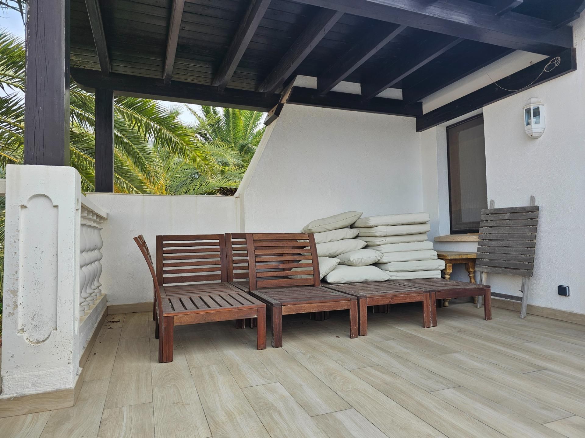 Terrassa de Casa o xalet de lloguer en Dénia amb Aire condicionat, Calefacció i Jardí privat