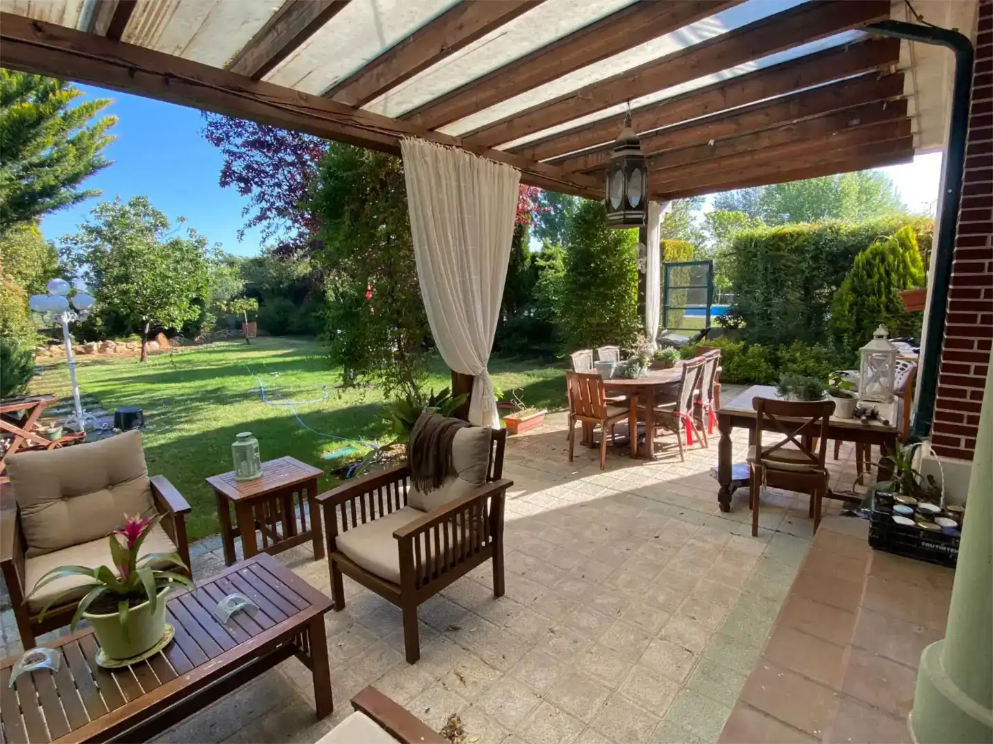 Terrassa de Pis en venda en Grijota amb Jardí privat, Parquet i Piscina