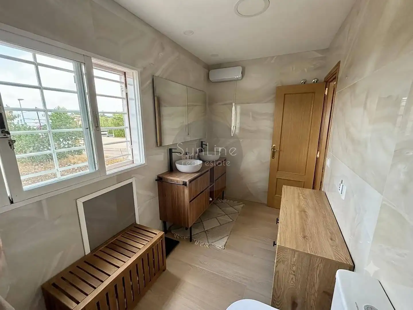 Baño de Casa o chalet en venta en Moncada con Aire acondicionado, Jardín privado y Terraza