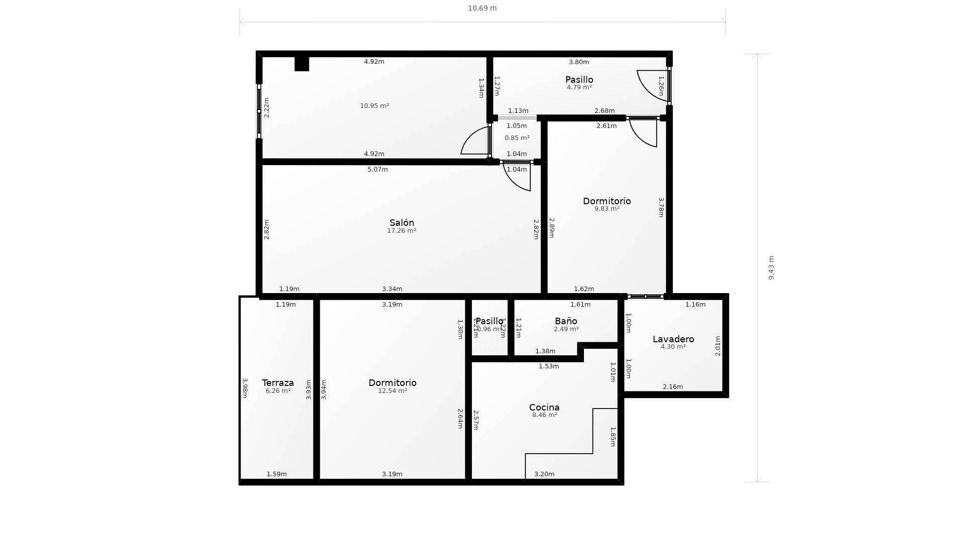 Piso en venta en Cornellà de Llobregat con Calefacción, Terraza y Horno