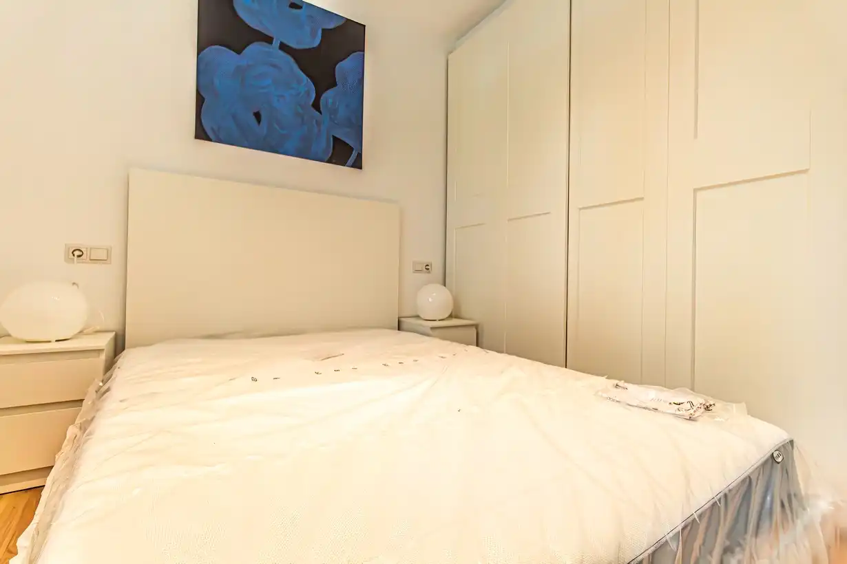 Bedroom of Flat for sale in Madrid  with Air Conditioner, Heating and Furnished